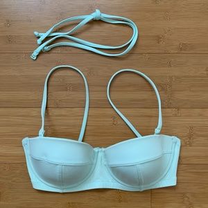 J. CREW Seafoam Green Underwire Bikini Top